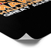 Trumpkin Halloween  Politiek Grappig Poster (Hoek)