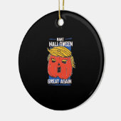 Trumpkin Halloween pompoen Classic Keramisch Ornament (Links)