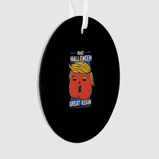Trumpkin Halloween pompoen Classic Ornament (voorkant)