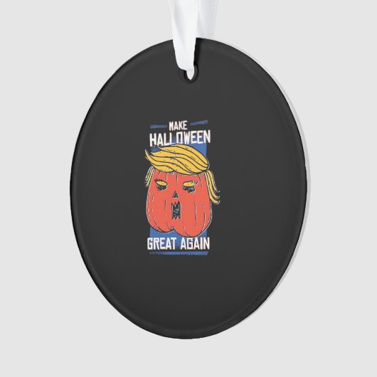 Trumpkin Halloween pompoen Classic Ornament (voorkant)