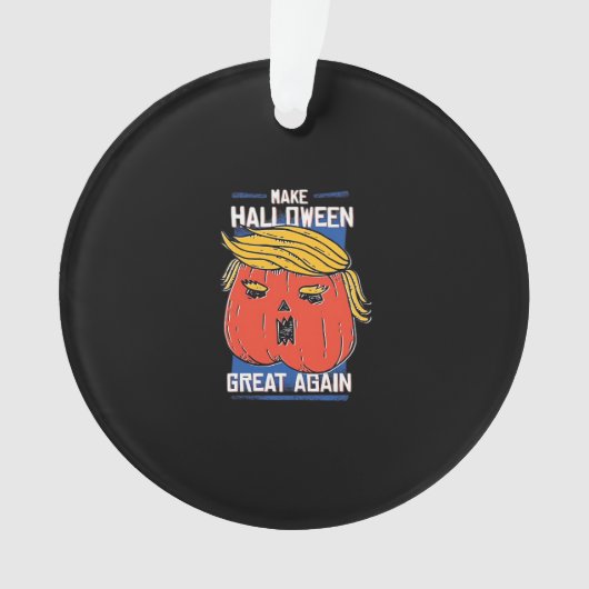 Trumpkin Halloween pompoen Classic Ornament (voorkant)