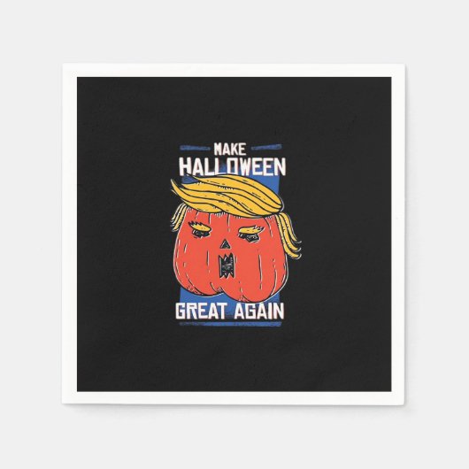 Trumpkin Halloween pompoen Classic Servet (Voorkant)