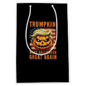 Trumpkin Halloween pompoen maken Halloween Great A Medium Cadeauzakje (Voorkant)