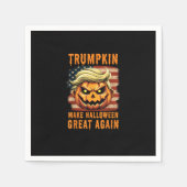 Trumpkin Halloween pompoen maken Halloween Great A Servet (Voorkant)
