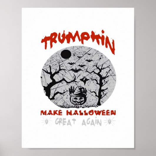Trumpkin Halloween Poster (Voorkant)