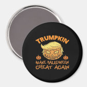 Trumpkin Halloween Pumpkin Magneet (Voorkant / Achterkant)