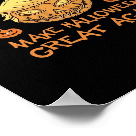 Trumpkin Halloween Pumpkin Poster (Hoek)