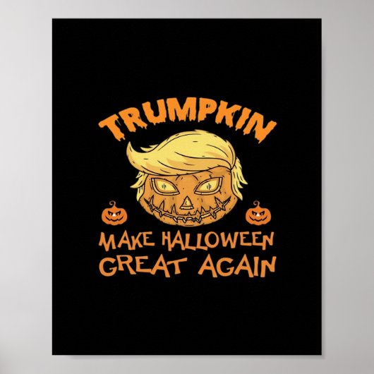 Trumpkin Halloween Pumpkin Poster (Voorkant)