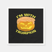Trumpkin Halloween Pumpkin Servet (Voorkant)