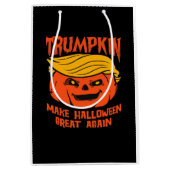Trumpkin Halloween Pumpkin verkiezing Medium Cadeauzakje (Voorkant)