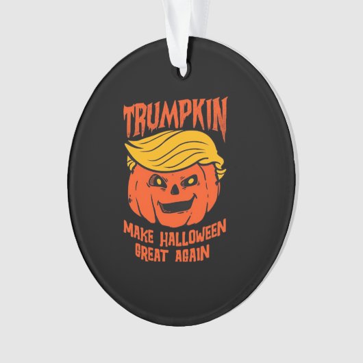 Trumpkin Halloween Pumpkin verkiezing Ornament (voorkant)