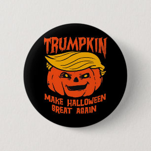 Trumpkin Halloween Pumpkin verkiezing Ronde Button 5,7 Cm