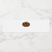 Trumpkin Halloween Waterfles Etiket (Enkel label)