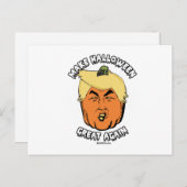 Trumpkin - Halloween weer geweldig maken Briefkaart (Voorkant / Achterkant)