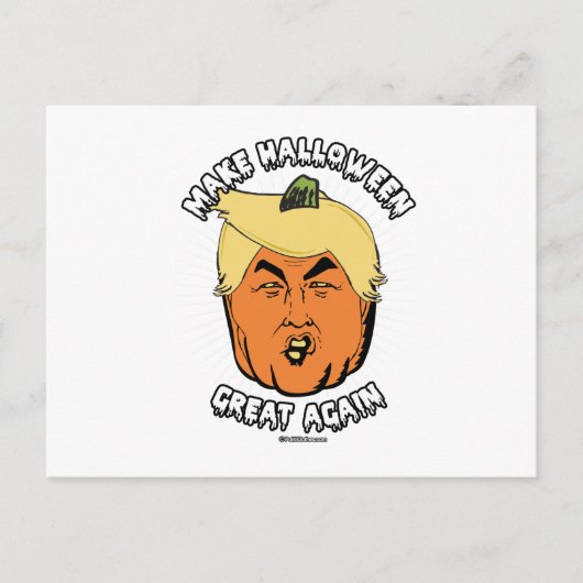 Trumpkin - Halloween weer geweldig maken Briefkaart (Voorkant)