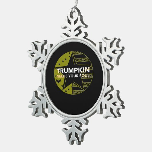 Trumpkin heeft uw hulp nodig tin sneeuwvlok ornament (Rechts)