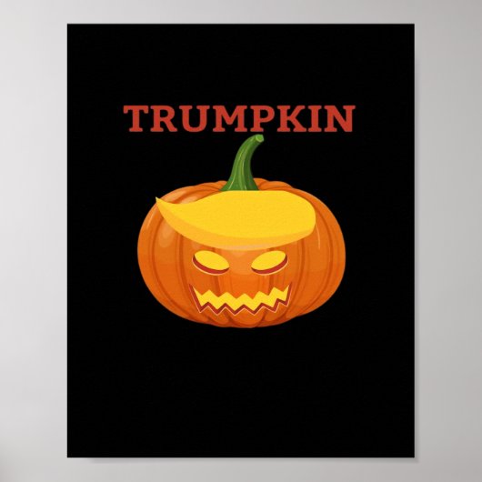 Trumpkin Jack-O-Lantern Classic Poster (Voorkant)