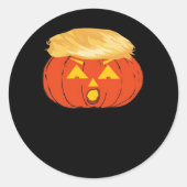 Trumpkin Jack O'Lantern Ronde Sticker (Voorkant)