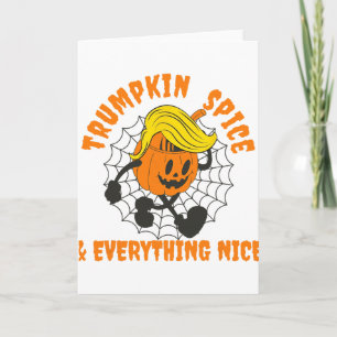 Trumpkin Kruiden En Alles Er Nice, Halloween Trum Kaart