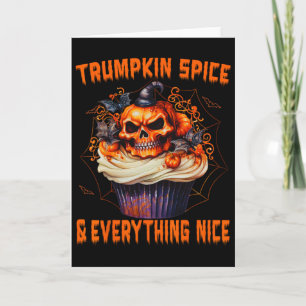 Trumpkin Kruiden En Alles Moois, Halloween Trum Kaart