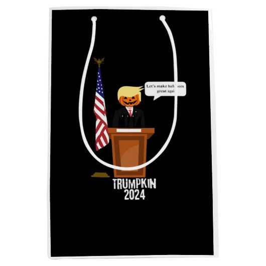 Trumpkin: Laten we Halloween weer een klassieker m Medium Cadeauzakje (Voorkant)