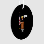 Trumpkin: Laten we Halloween weer een klassieker m Ornament (voorkant)