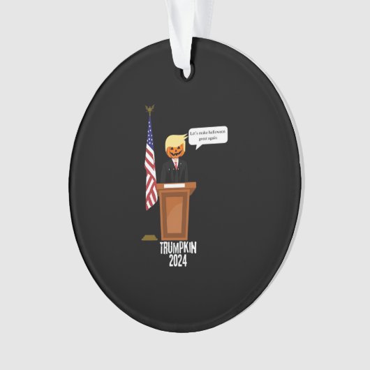 Trumpkin: Laten we Halloween weer een klassieker m Ornament (voorkant)