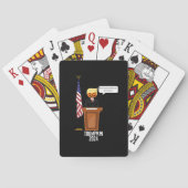 Trumpkin: Laten we Halloween weer een klassieker m Pokerkaarten (Achterkant)