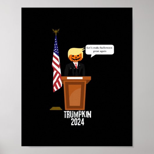 Trumpkin: Laten we Halloween weer een klassieker m Poster (Voorkant)