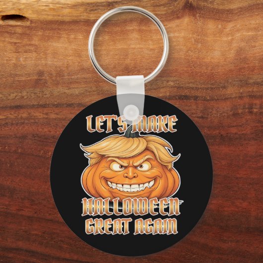 Trumpkin: Laten we Halloween weer een klassieker m Sleutelhanger (Voorkant)