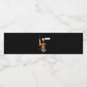 Trumpkin: Laten we Halloween weer een klassieker m Waterfles Etiket (Enkel label)