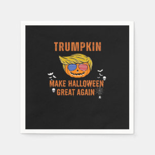 Trumpkin Maak Halloween Groot Again, Halloween Pom Servet