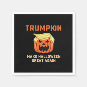 Trumpkin Maak Halloween Groot Again – Klassieke Po Servet