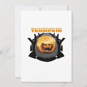 Trumpkin, Maak Halloween Groot Opnieuw Klassieker Feestdagenkaart