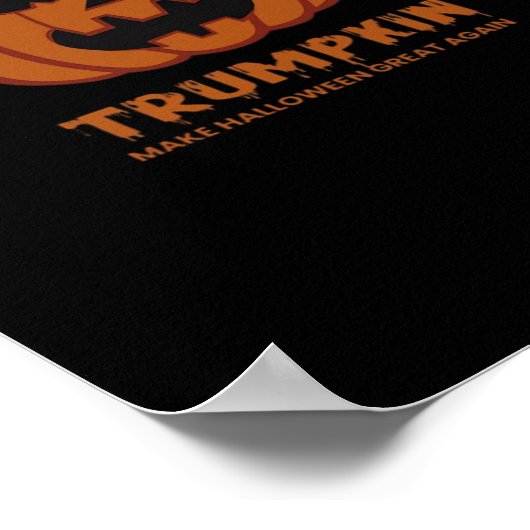 Trumpkin – Maak Halloween weer geweldig grappige p Poster (Hoek)