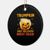 Trumpkin - Maak Halloween weer geweldig klassiek Keramisch Ornament (Links)