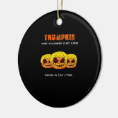 Trumpkin - Maak Halloween weer geweldig klassiek Keramisch Ornament (Links)