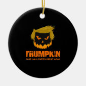 Trumpkin, maak Halloween weer geweldig klassiek Keramisch Ornament (Voorkant)