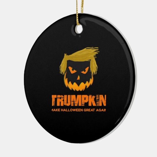 Trumpkin, maak Halloween weer geweldig klassiek Keramisch Ornament (Links)