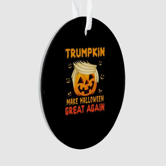 Trumpkin - Maak Halloween weer geweldig klassiek Ornament (voorkant)