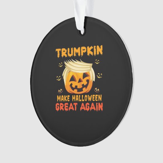 Trumpkin - Maak Halloween weer geweldig klassiek Ornament (voorkant)