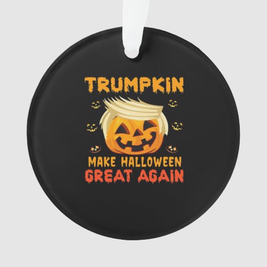 Trumpkin - Maak Halloween weer geweldig klassiek Ornament (voorkant)