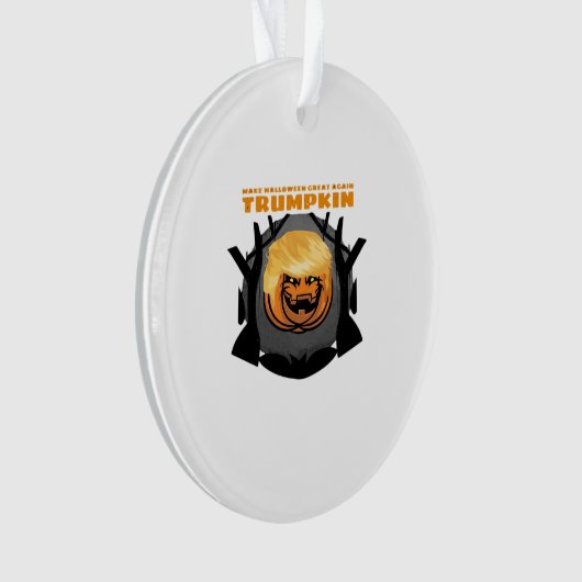 Trumpkin, maak Halloween weer geweldig klassiek Ornament (voorkant)