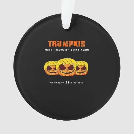 Trumpkin - Maak Halloween weer geweldig klassiek Ornament (voorkant)