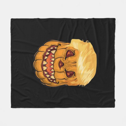 Trumpkin maakt Halloween-horror opnieuw klassiek Fleece Deken (Voorkant (Horizontaal))