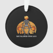 Trumpkin maakt Halloween opnieuw fitnessruimte gra Ornament (voorkant)