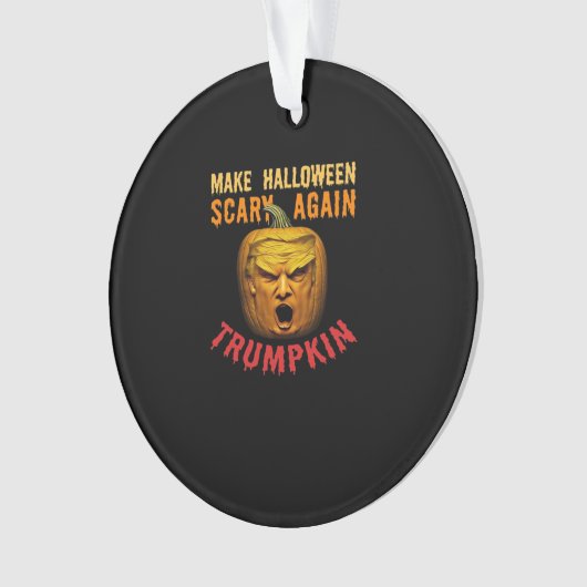 Trumpkin maakt Halloween weer angstaanjagend - Fun Ornament (voorkant)