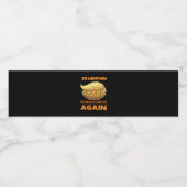 Trumpkin maakt Halloween weer een grappige klassie Waterfles Etiket (Enkel label)