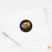 Trumpkin maakt Halloween weer geweldig Amerikaanse Ronde Sticker (Envelop)
