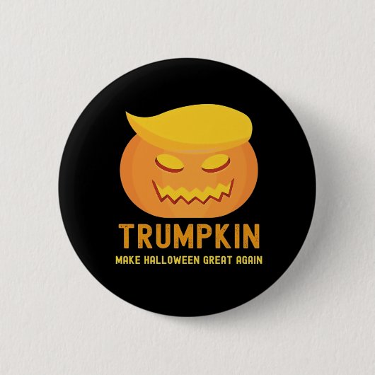 Trumpkin maakt Halloween weer geweldig - Basic Par Ronde Button 5,7 Cm (Voorkant)